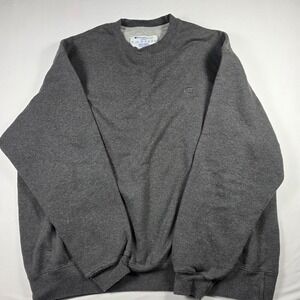 Champion Eco Authentic Charcoal Gray Crewneck Sweatshirt Men's 2XL